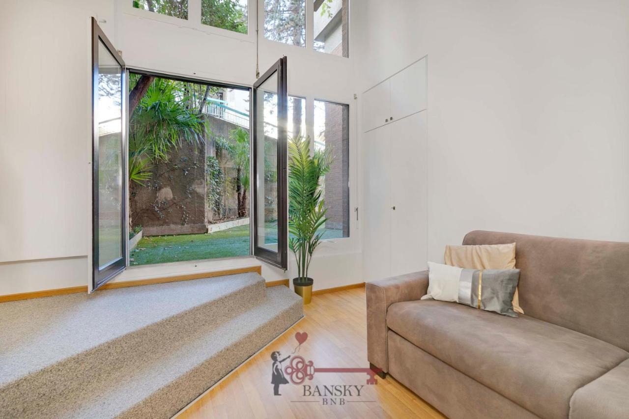 Апартаменты Duplex Loft In Lugano Center With Garden, Wi-Fi -By Easylife Swiss Экстерьер фото